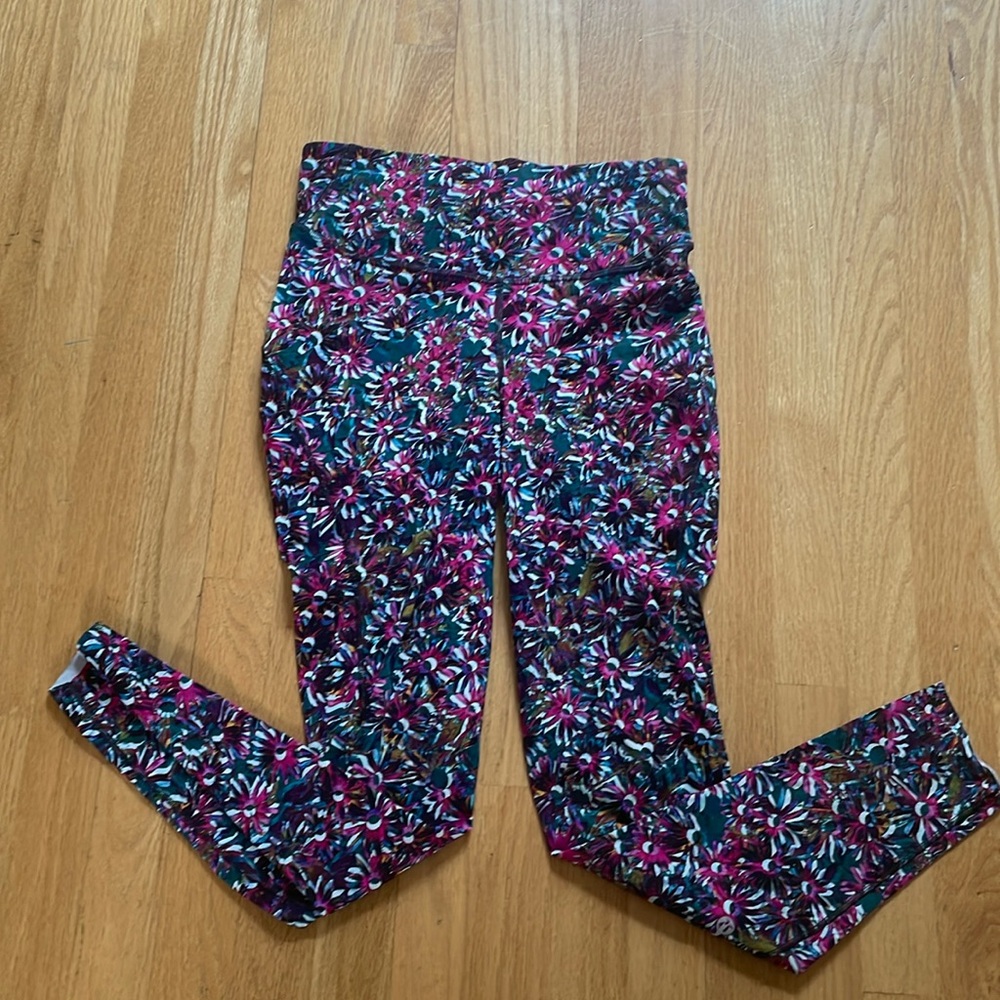 LuluLemon Floral Leggings
